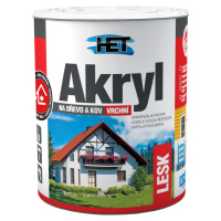 Univerzálna akrylátová farba HET Akryl LESK 1000 Biela 0,7 kg