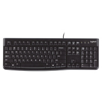 Logitech K120/Drôtová USB/RU layout/Čierna