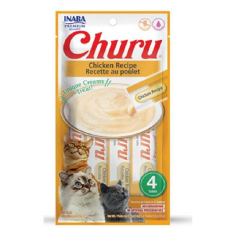 Inaba Churu Pyré cat Kura maškrta pre mačky 4tuby 56g