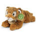 Plyšový tiger hnedý ležiaci, 17 cm, ECO-FRIENDLY