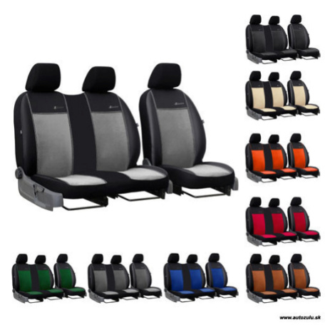 Poťahy pre MERCEDES VITO 2+1 447 (od 2014) Exclusive Alcantara (Alcantara-koža)