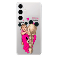 Odolné silikónové puzdro iSaprio - Mama Mouse Blond and Girl - Samsung Galaxy S24+