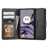 Motorola Moto G13 / G23 / G53, bočné otváracie puzdro, stojan s magnetickou sponou, TP Wallet, č