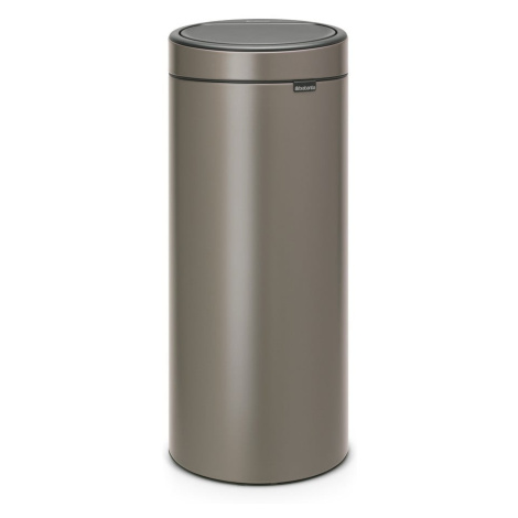 Sivý dotykový oceľový odpadkový kôš 30 l Touch Bin – Brabantia