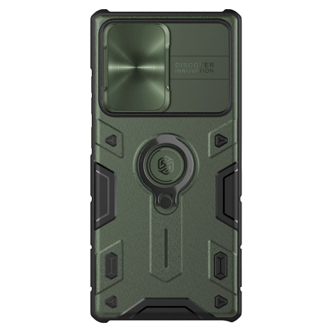 Nillkin CamShield Armor Kryt pre Samsung Galaxy S22 Ultra, Zelený