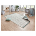 Kusový koberec Twin Supreme 103440 Kuba green creme – na ven i na doma - 80x350 cm NORTHRUGS - H