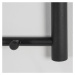 Čierny kovový nástenný vešiak s poličkou Suza – Spinder Design