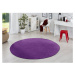 Tmavofialový okrúhly koberec ø 133 cm Fancy – Hanse Home