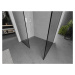 MEXEN/S - Kioto Sprchová zástena Walk-in 120 x 90 cm, čierny vzor, biela 800-120-202-20-70-090