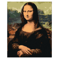 Diamantové maľovanie - MONA LISA (LEONARDO DA VINCI) Rámovanie: bez rámu a bez vypnutia plátna, 