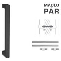 FT - MADLO kód 802K 25x25 mm UN 25x25 mm 1200 mm 1225 mm, čierná matná