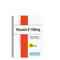 GENERICA Vitamín E 100 I.U. 50 kapsúl