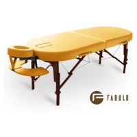 Skladací masážny stôl Fabulo DIABLO Oval Set Farba: žltá