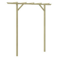 vidaXL Záhradná pergola 205x40x203 cm, drevo