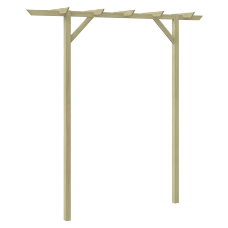 vidaXL Záhradná pergola 205x40x203 cm, drevo