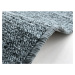 Kusový koberec Alassio modrošedý čtverec - 200x200 cm Vopi koberce