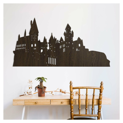 Drevený obraz z Harryho Pottera - Rokfort