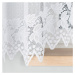 Biela žakarová záclona HERNANI 410x160 cm
