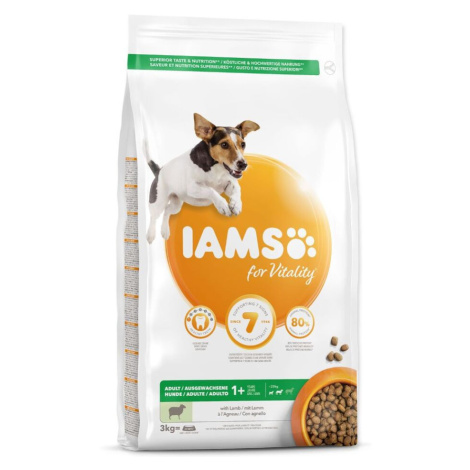 IAMS Dog Adult Small & Medium Lamb granule pre psov 1 kus, Hmotnosť balenia (g): 3 kg