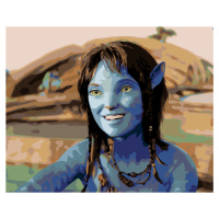 Maľovanie podľa čísel - KIRI (Avatar) Rámovanie: vypnuté plátno na rám, Rozmer: 80x100 cm