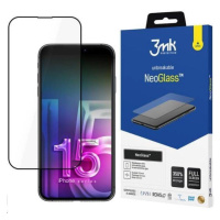 3mk hybridní sklo NeoGlass pro Apple iPhone 15 Pro, černá