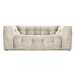 Béžová zamatová pohovka Windsor & Co Sofas Vesta, 208 cm