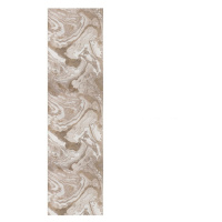 Béžový behúň Flair Rugs Marbled, 80 x 300 cm