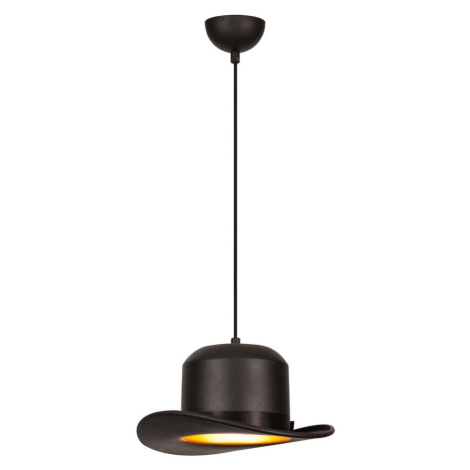 Čierne závesné svietidlo s kovovým tienidlom ø 30 cm Sivani – Opviq lights