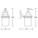 AQUALINE RB119 Rumba dávkovač mydla 160 ml, mliečne sklo