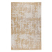 Žlto-béžový bavlnený koberec Oyo home Casa, 75 x 150 cm