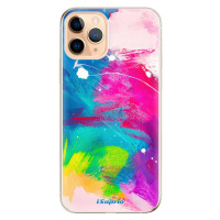 Odolné silikónové puzdro iSaprio - Abstract Paint 03 - iPhone 11 Pro