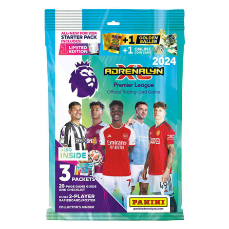 Panini Books Futbalové karty Panini Premier League 2023/2024 Adrenalyn Starter Set