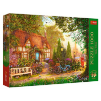 Trefl Puzzle 1000 Premium Plus - Čajový čas: Slamená chalúpka