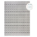 Sivý umývateľný koberec zo ženilky 80x160 cm Jhansi – Flair Rugs