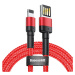 Kábel Baseus Cafule Double-sided USB Lightning Cable 2,4A 1m (Red)