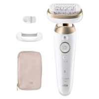 BRAUN Silk·épil 9 Flex, Epilátor 9-011 3D, Biely/Zlatý