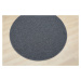 Kusový koberec Nature antracit kruh - 120x120 (průměr) kruh cm Vopi koberce