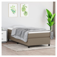 vidaXL Rám na boxspring posteľ sivohnedý 90x190 cm látka