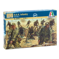 Model Kit figurky 6099 - WWII - D.A.K. INFANTRY (1:72)