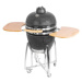 SLOVAKIA TREND GRIL BBQ KAMADO EGG 21, PRIEMER 46,7 CM, 130X73X122, GRIL VYSKA 91 CM, CIERNY, 22