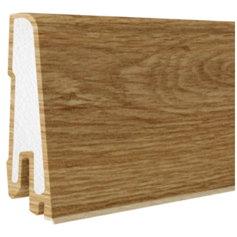 Soklová podlahová lišta MOD60 Clip 2677, 2500x60x14,5 mm, hnědá, Döllken