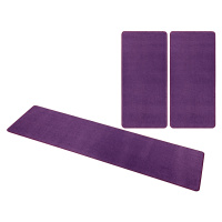 Kobercová sada Nasty 101150 Purple - 3 díly: 70x140 cm (2x), 70x240 cm (1x) cm Hanse Home Collec