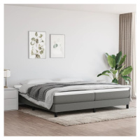 vidaXL Rám na boxspring posteľ tmavosivý 200x200 cm látka