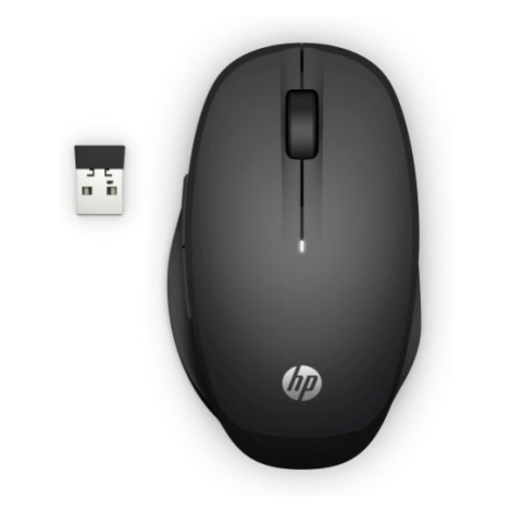 HP 300 bezdrôtová myš Dual Mode - strieborná