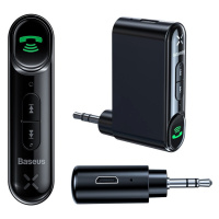 Audio adaptér Bluetooth, handsfree, v5.0, 3,5 mm jack, mikrofón, tlačidlo nahrávania, ovládanie 