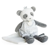 Doudou Darčeková - plyšová panda s dečkou 28 cm