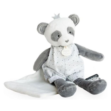 Doudou Darčeková - plyšová panda s dečkou 28 cm