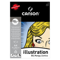 CANSON ILLUSTRATION - Skicár na ilustrácie A4 (12 listov)