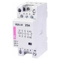 Stýkač modulárny R 25-31 230V AC 3NO+1NC (ETI)