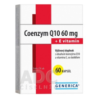 GENERICA Coenzym Q10 60 mg + vitamín E 60CPS